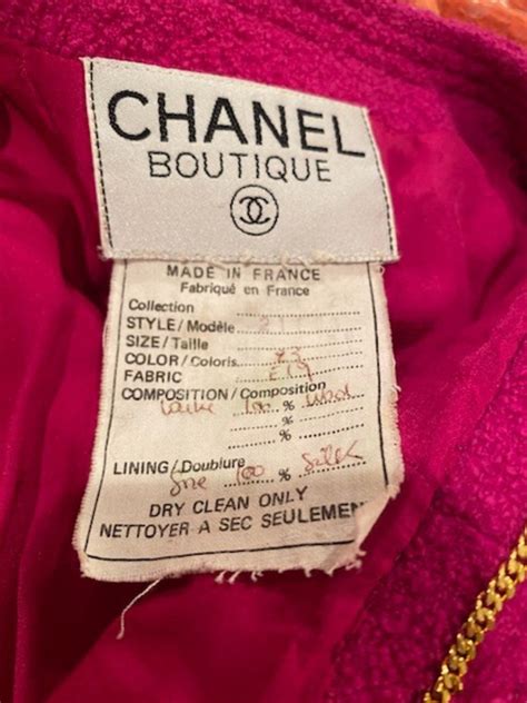 chanel boutique label.